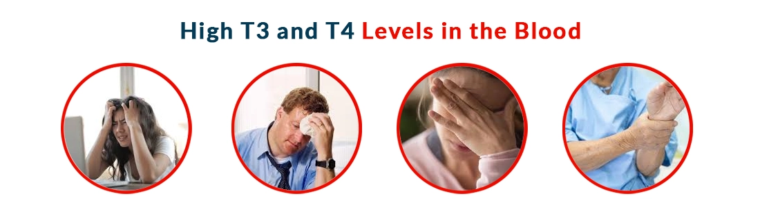 High T3 and T4 Levels in the Blood